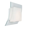 thumbnail image 1 of AXIS10-LED-CL Besa Lighting Axis 10 - 9W 1 LED Wall Sconce In Contemporary Style-10 Inches Tall and 10 Inches Wide-Clear Finish, 1 of 2