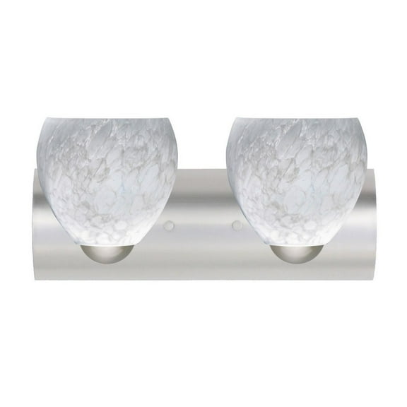 Bolla 2 - Light Satin Nickel/Silver Incandescent Brass And Steel Wall Sconce