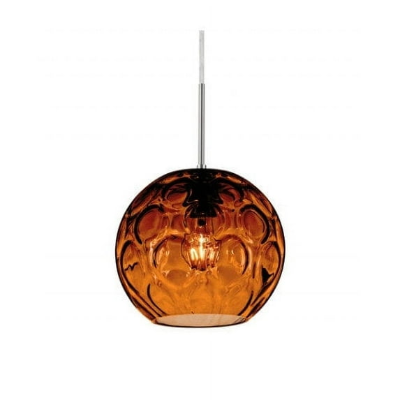Besa Lighting - Bombay-One Light Cord Pendant with Flat Canopy-9.8 Inches Wide