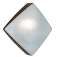 thumbnail image 1 of 311098-FR-Besa Lighting-Costaluz 3110 Series - One Light Outdoor Wall Sconce-Bronze Finish-Frosted Glass Color, 1 of 1