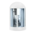 thumbnail image 1 of 315253 Besa Lighting Costaluz 3152 Series-One Light Outdoor Wall Sconce-5.5 Inches Wide by 9 Inches High-White Finish-Clear Glass Color, 1 of 1