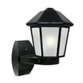 thumbnail image 1 of 327257-WALL-FR-Besa Lighting-Costaluz 3272 Series-One Light Outdoor Wall Sconce-8.5 Inches Wide by 11.75 Inches High-Black Finish-Frosted Glass Color, 1 of 1