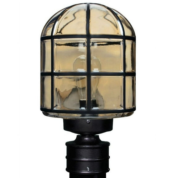 Besa Lighting - Costaluz 3417 Series-One Light Outdoor Post Mount-7.88 Inches