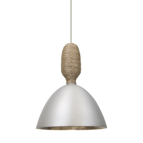 Besa Lighting - Creed-One Light Pendant with Flat Canopy-8 Inches Wide by 10