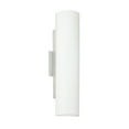 thumbnail image 1 of 272507-PN Besa Lighting Darci 16 - 2 Light Wall Sconce In Contemporary Style-15.5 Inches Tall and 4.75 Inches Wide-Polished Nickel Finish, 1 of 2