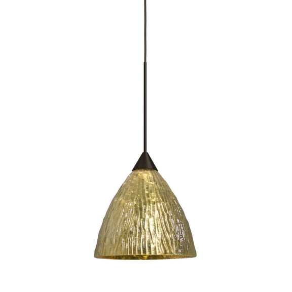 Besa Lighting - Eve-One Light Cord Pendant-5 Inches Wide by 4.5 Inches