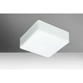 thumbnail image 1 of 888307C-Besa Lighting-Geo 11-Two Light Flush Mount-11 Inches Wide by 4.25 Inches High-Opal Matte/Clear Glass Color-Incandescent Lamping Type, 1 of 3