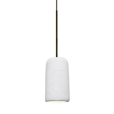 Besa Lighting - Glide-3W 1 LED Pendant with Flat Canopy-2 Inches Wide by 4