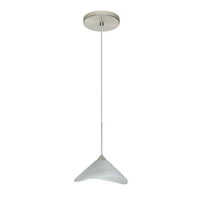 Besa Lighting - Hoppi-One Light Cord Pendant with Flat Canopy-5.5 Inches Wide by