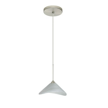 Besa Lighting - Hoppi-One Light Cord Pendant with Flat Canopy-5.5 Inches Wide by