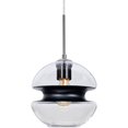 thumbnail image 1 of Besa Lighting - Hula 8 - 1 Light Cord Pendant-Satin Nickel Finish-Clear/Black, 1 of 2