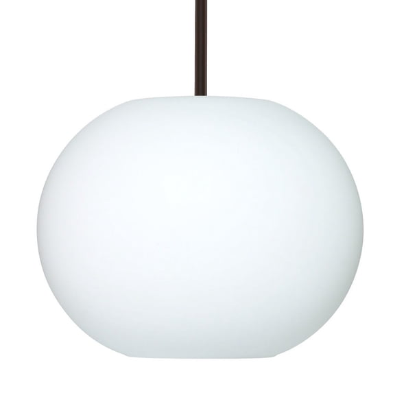 1TT-477507-LED-BR-Besa Lighting-Jordo - 1 Light Stem Pendant In Contemporary Style-11.38 Inches Tall and 14.5 Inches Wide-Bronze Finish-LED Lamping