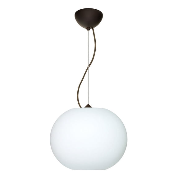 Besa Lighting - Jordo-One Light Cable Pendant with Dome Canopy-14.5 Inches Wide