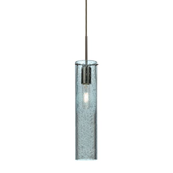 Besa Lighting - Juni 16 - One Light Cord Pendant with Flat Canopy-Bronze