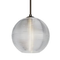 Besa Lighting - Kristall 8 - 1 Light Cord Pendant with Flat Canopy with Dome