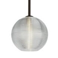 thumbnail image 1 of 1TT-461600-BR-Besa Lighting-Kristall 8 - 1 Light Stem Pendant In Contemporary Style-9 Inches Tall and 10 Inches Wide-Bronze Finish-Clear Glass, 1 of 3