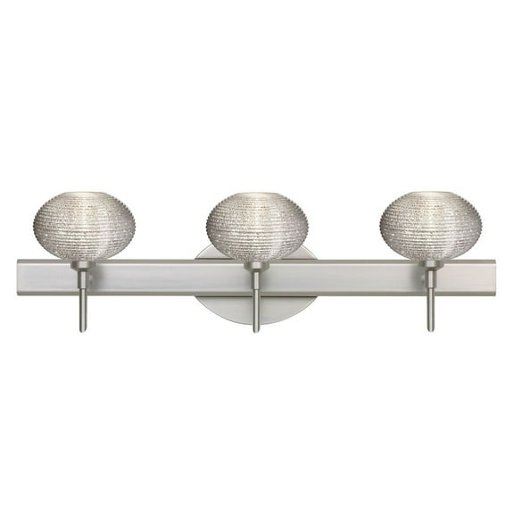 Lasso 3 - Light Satin Nickel/Silver - LED Steel Wall Sconce