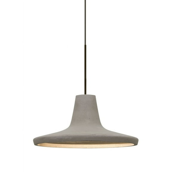 Besa Lighting - Modus-One Light Pendant with Flat Canopy-9 Inches Wide by 5