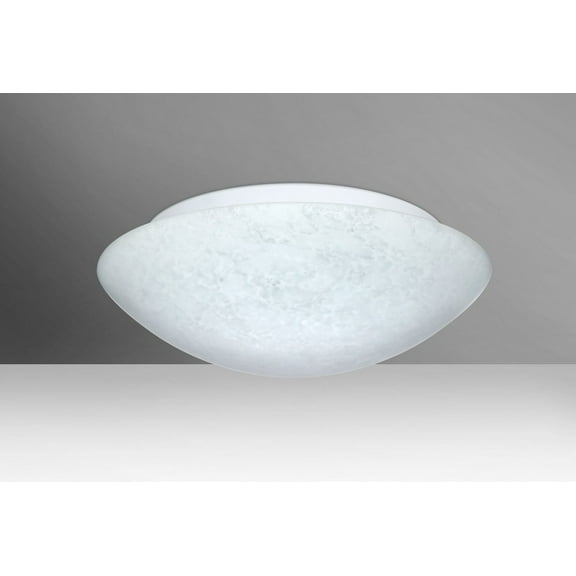 Besa Lighting - Nova 16 - Three Light Flush Mount-Carrera Glass
