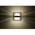 thumbnail image 1 of OPTOS1W-FRFR-LED-BA Besa Lighting Optos-One Light Wall Sconce-5 Inches Wide by 5 Inches High-Brushed Aluminum Finish-Frost/Frost Glass Color-LED, 1 of 4