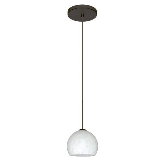 Besa Lighting - Palla 5-One Light Cord Pendant with Flat Canopy-4.75 Inches Wide