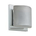 thumbnail image 1 of Besa Lighting - Paolo - 5.5 Inch 5W 1 LED Mini Wall Sconce-Chrome Finish-Stucco, 1 of 2