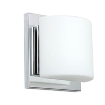 Besa Lighting - Paolo - 5.5 Inch 5W 1 LED Mini Wall Sconce-Chrome Finish-Opal