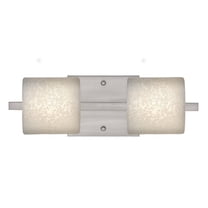 Paolo 2 - Light Satin Nickel/Silver - LED Brass And Steel Wall Sconce