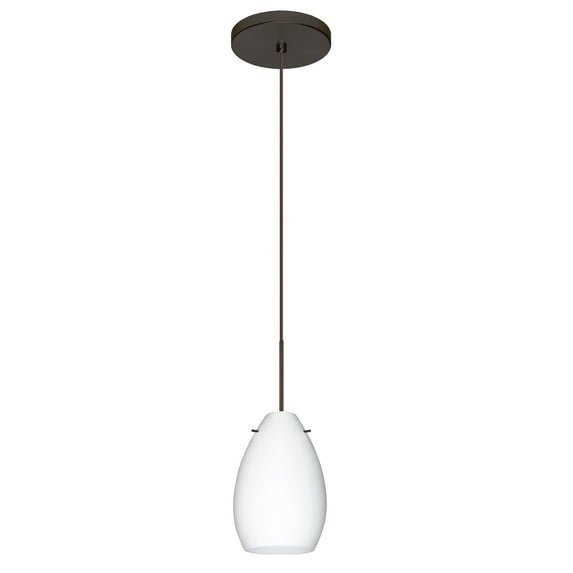 Besa Lighting - Pera 6-One Light Cord Pendant with Flat Canopy-4.5 Inches Wide