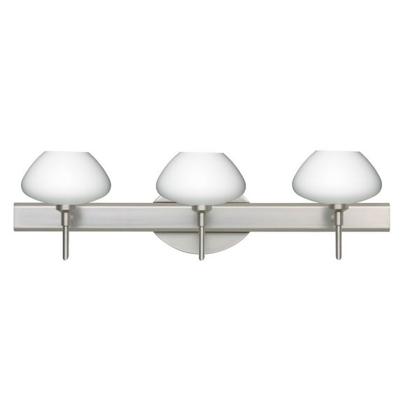 Peri 3 - Light Satin Nickel/Silver - LED Steel Wall Sconce