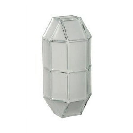 Besa Lighting - Prismo 10-7W 1 LED Outdoor Wall Sconce-5 Inches Wide by 10.5