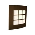 thumbnail image 1 of QUAD10-LED-BR-Besa Lighting-Quad 10 - 9W 1 LED Wall Sconce In Contemporary Style-10 Inches Tall and 10 Inches Wide-Bronze Finish, 1 of 1