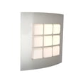thumbnail image 1 of QUAD10-LED-SL Besa Lighting Quad 10 - 9W 1 LED Wall Sconce In Contemporary Style-10 Inches Tall and 10 Inches Wide-Silver Finish, 1 of 1