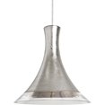 thumbnail image 1 of Besa Lighting - Rio - 1 Light Cord Pendant-Satin Nickel Finish-Silver Foil/Clear, 1 of 1