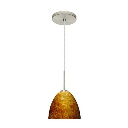 Besa Lighting - Sasha II-One Light Cord Pendant with Flat Canopy-6.3 Inches Wide