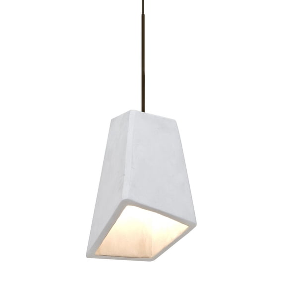 Besa Lighting - Skip-One Light Pendant with Flat Canopy-4 Inches Wide by 6