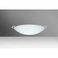 thumbnail image 1 of 841725-SN-Besa Lighting-Sonya 13-One Light Flush Mount-13 Inches Wide by 4.38 Inches High-Satin Nickel Finish-Satin Frost Glass Color-Halogen Lamping, 1 of 2