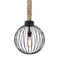 thumbnail image 1 of Besa Lighting - Sultana - One Light Globe Rope Pendant with Flat Canopy, 1 of 2
