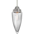 thumbnail image 1 of Besa Lighting - Sulu - 1 Light Cord Pendant-Satin Nickel Finish-Clear Bubble, 1 of 1