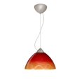 thumbnail image 1 of 1KX-4201SL-LED-SN-Besa Lighting-Tessa-One Light Cord Pendant with Flat Canopy-10.5 Inches Wide by 5.5 Inches High-Satin Nickel Finish-Solare Glass, 1 of 2