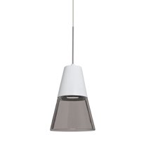 Besa Lighting - Timo 6-7W 1 LED Cord Pendant-6 Inches Wide by 9 Inches
