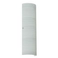 thumbnail image 1 of 8194KR-LED-SN Besa Lighting Torre 22-20W 2 LED Wall Sconce-7 Inches Wide by 21.75 Inches High-Satin Nickel Finish-Chalk Glass Color-LED Lamping Type, 1 of 2