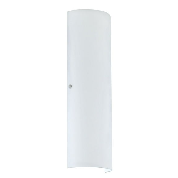819407-LED-SN Besa Lighting Torre 22-20W 2 LED Wall Sconce-7 Inches Wide by 21.75 Inches High-Satin Nickel Finish-Opal Matte Glass Color-LED Lamping