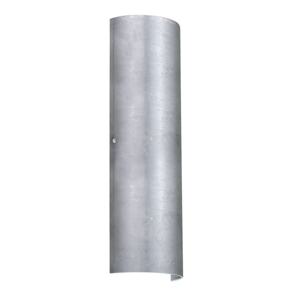 8194SF-SN Besa Lighting Torre 22-20W 2 LED Wall Sconce-7 Inches Wide by 21.75 Inches High-Satin Nickel Finish-Silver Foil Glass Color-Incandescent