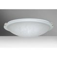 thumbnail image 1 of 9680ST-PN-Besa Lighting-Trio 20-Three Light Flush Mount-19.75 Inches Wide by 5 Inches High-Polished Nickel Finish-Stucco Glass Color-Incandescent, 1 of 2