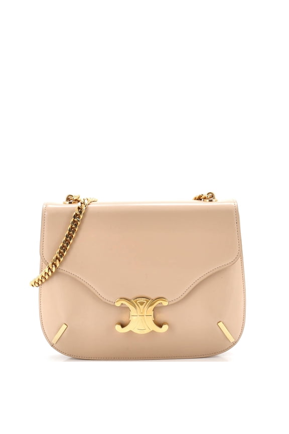 Besace Triomphe Shoulder Bag Smooth Calfskin Small By Rebag