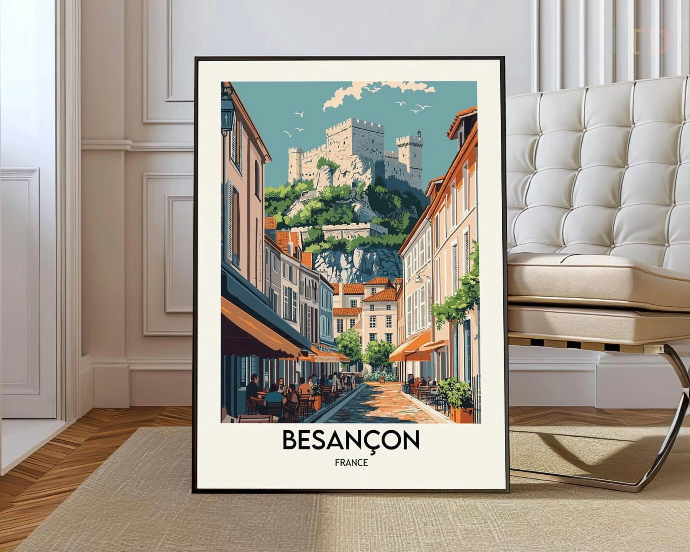 Besancon France Wall Art Print, Historic City Travel Photography Decor ...