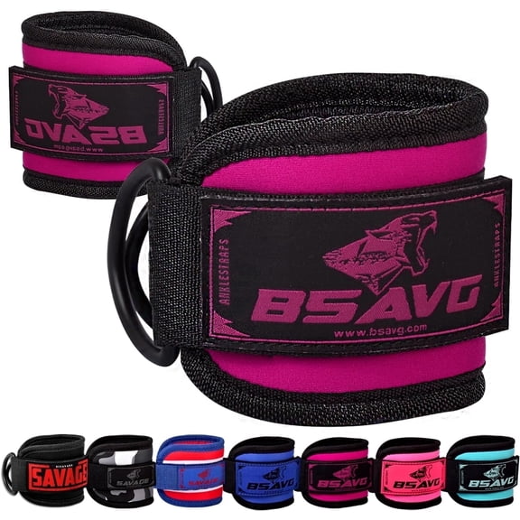 Besavage Ankle Strap for Cable Machines | Gym Ankle Brace for Kickbacks, Glutes, Leg Extensions & Hip Exercises(Single)