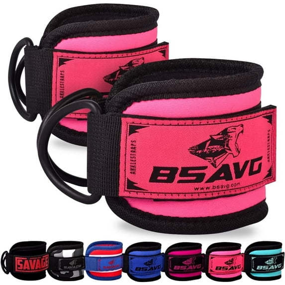 Besavage Ankle Strap for Cable Machines | Gym Ankle Brace for Kickbacks, Glutes, Leg Extensions & Hip Exercises(Single)