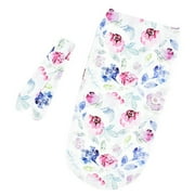 Bescita Newborn Baby Cocoons Sleeping Bag with Matching Knotted Bow Headband Swaddle